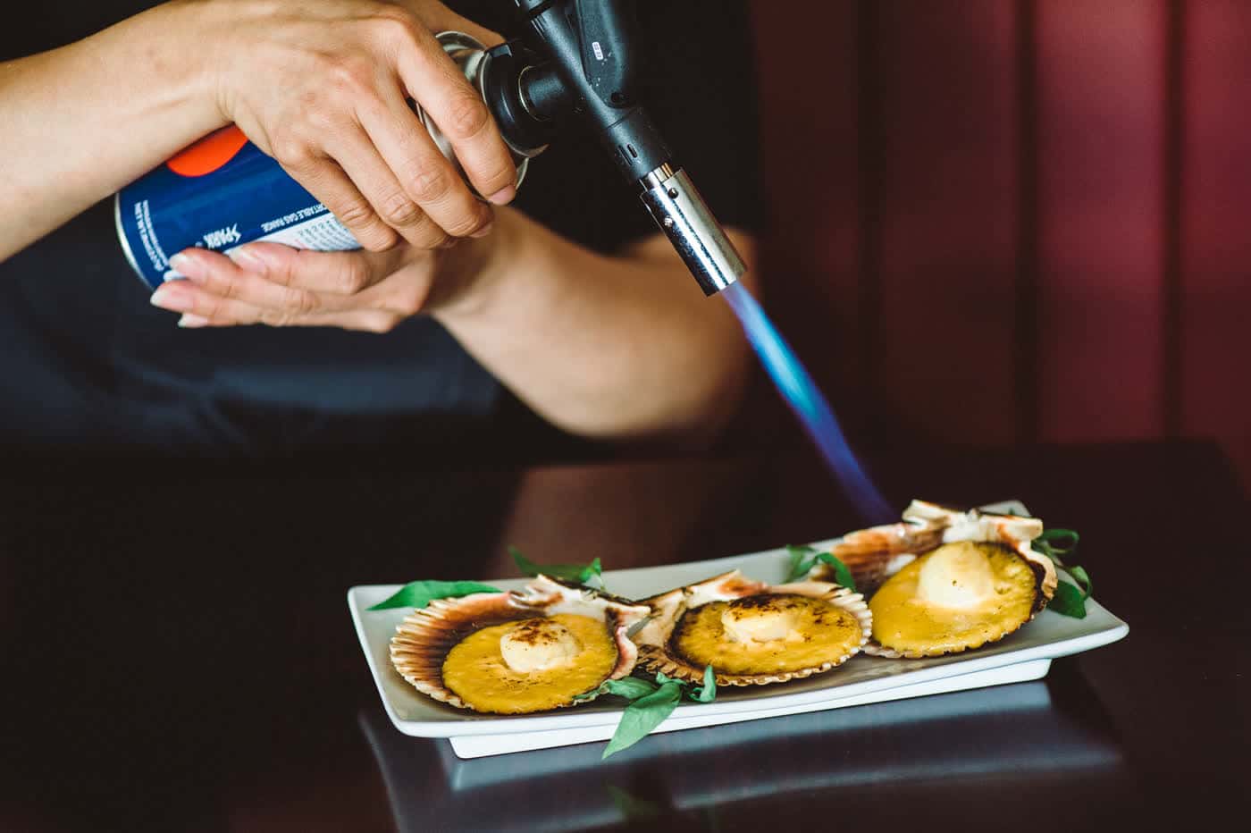 lighter heating food