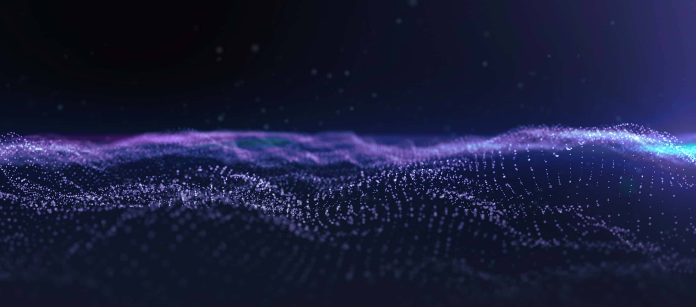 Purple and black space landscape