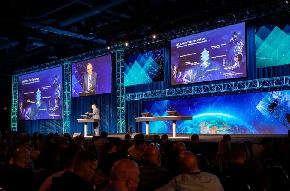 Plenary session at 2023 FedGIS conference