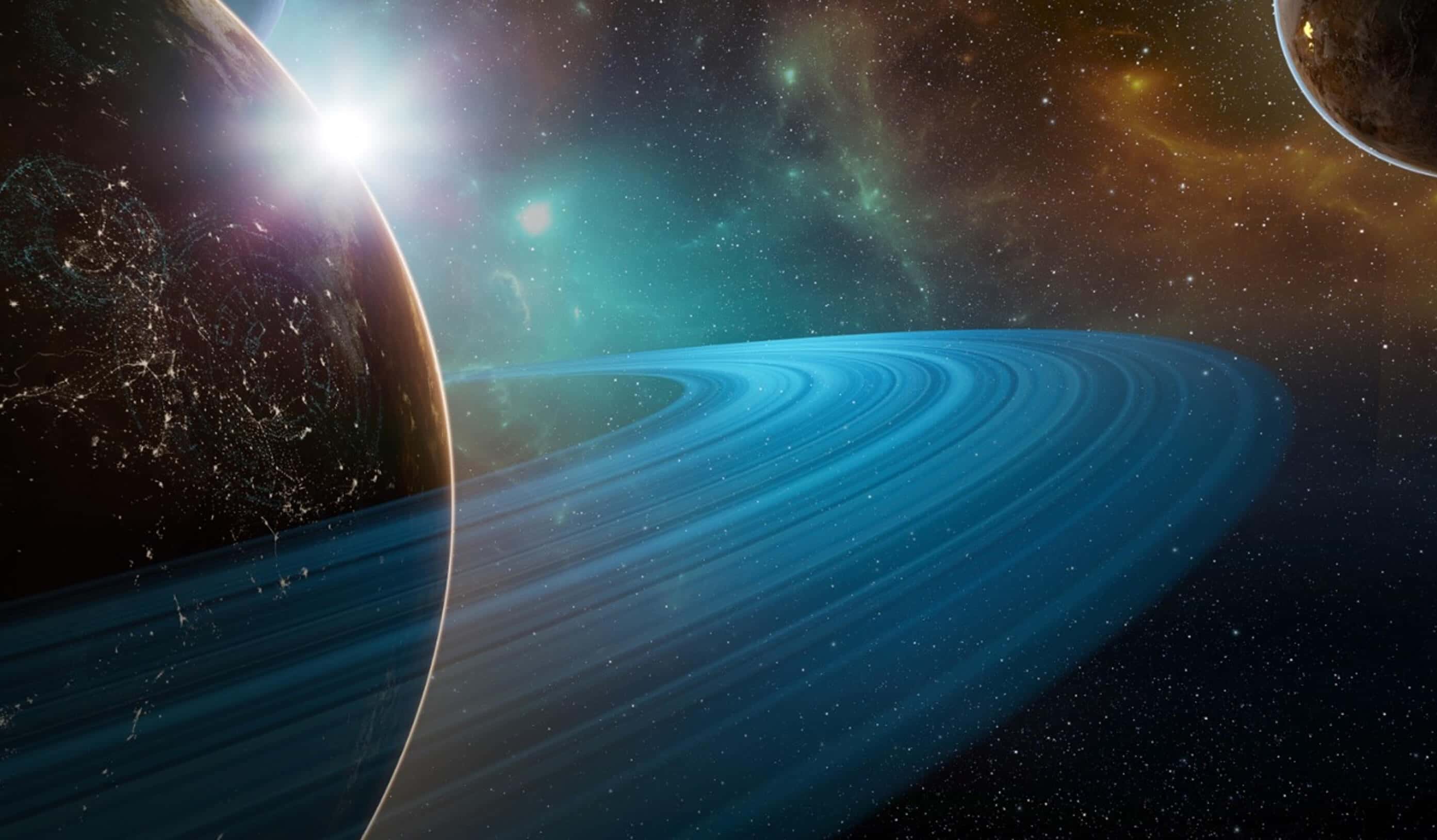 Saturn and its rings