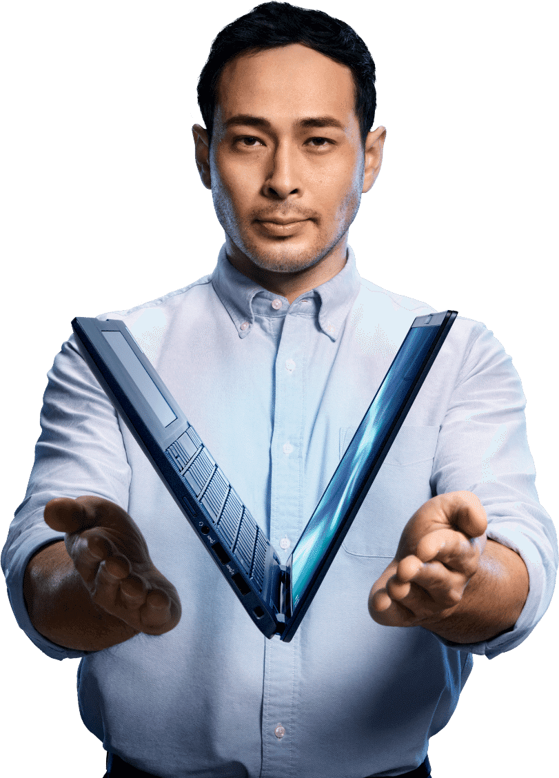 IT professional looking at his phone