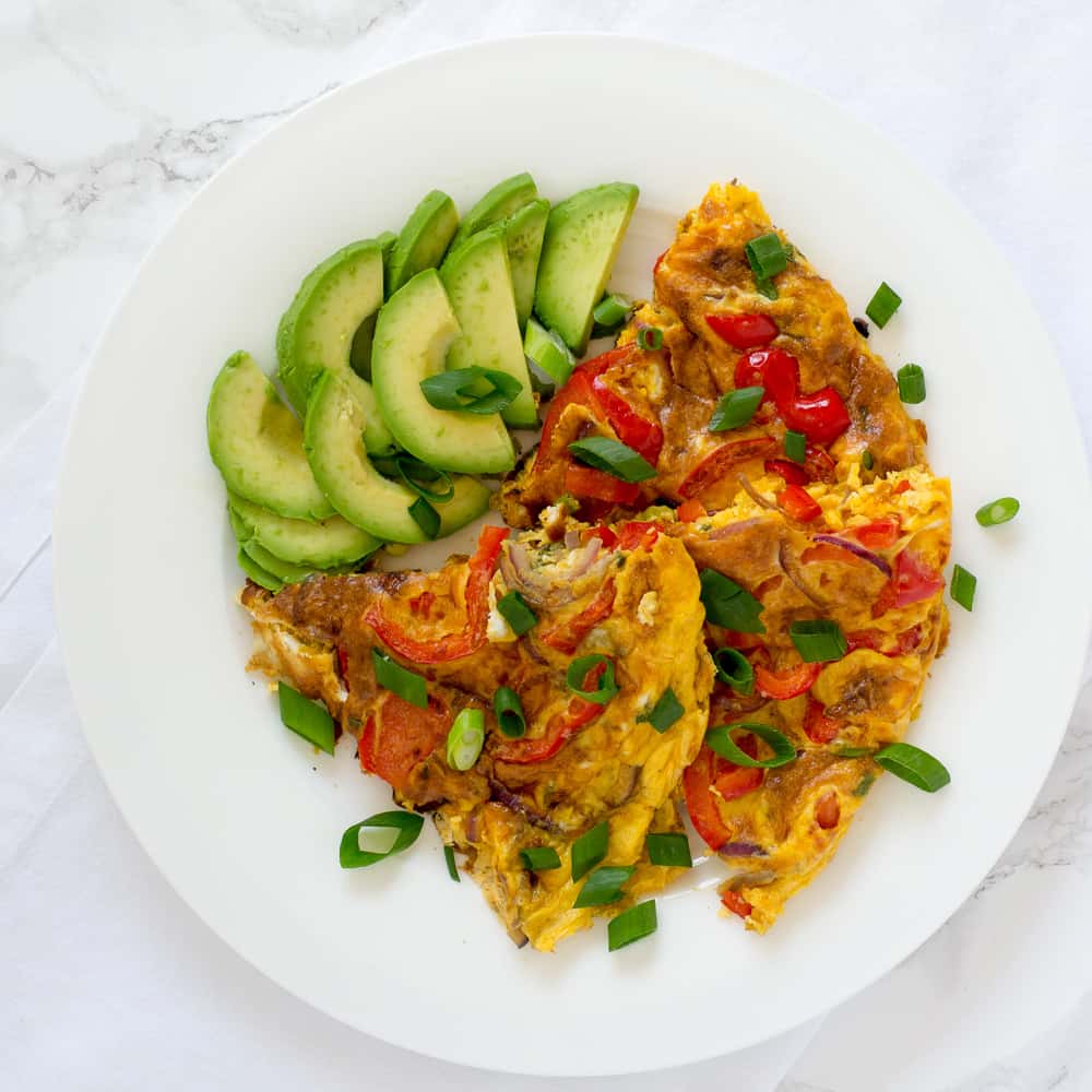 Cheese and vegetable frittata