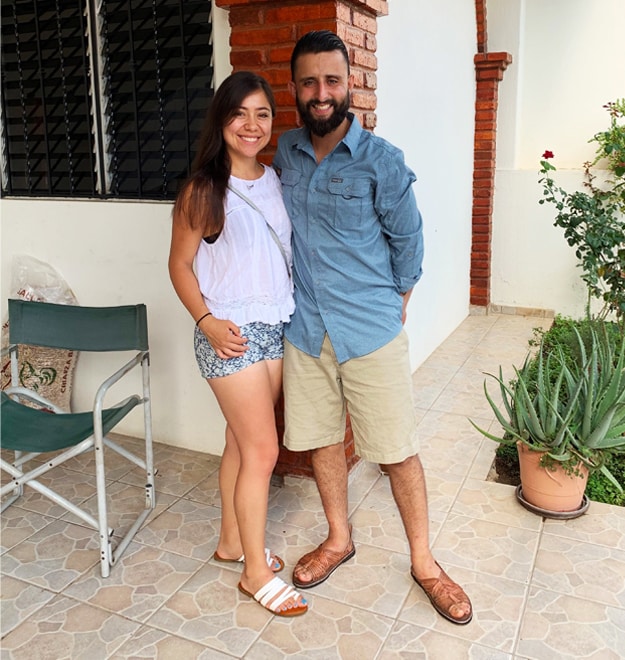 Jesus and his girlfriend.