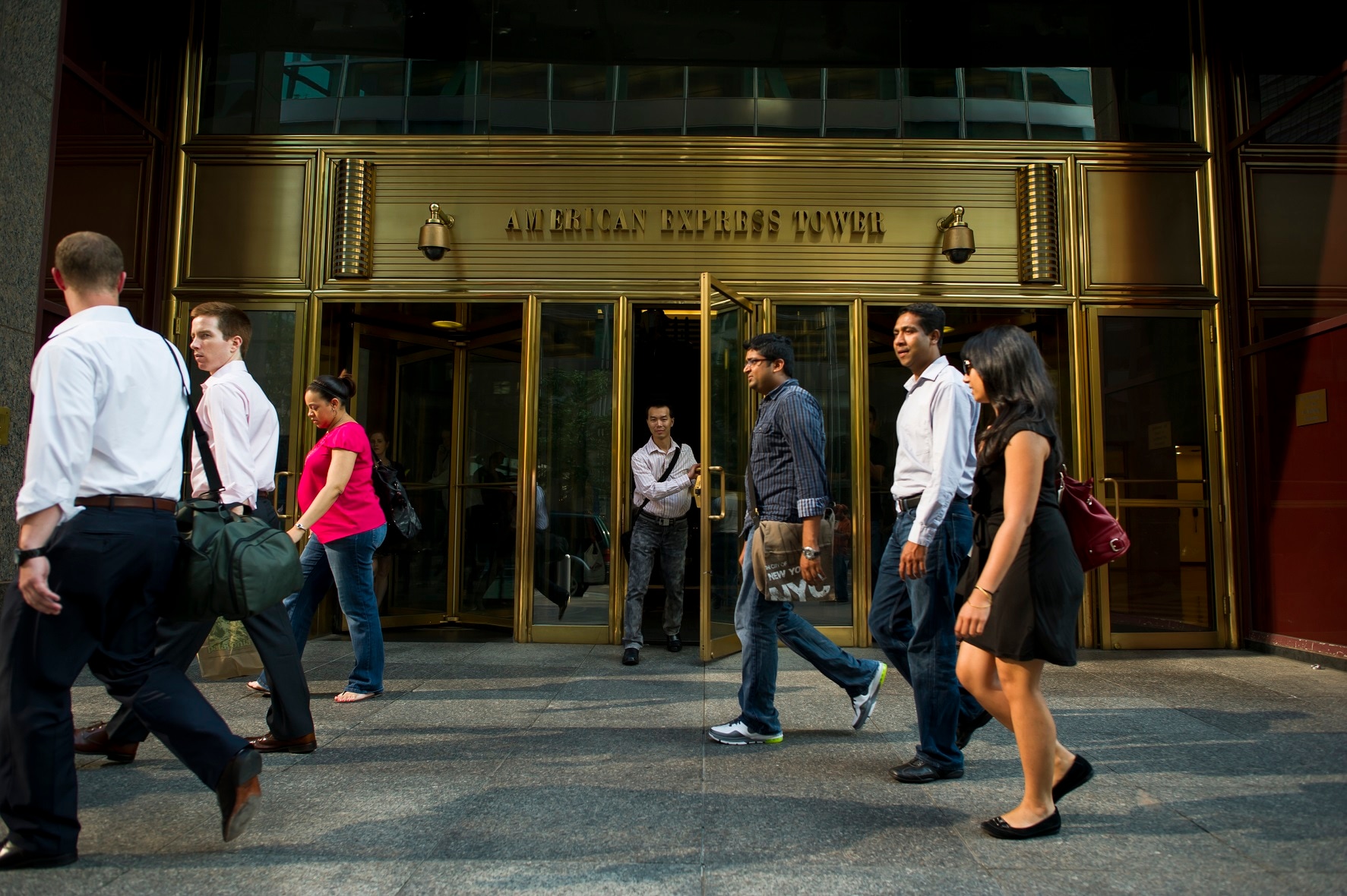 Raymond Ho works in the American Express Tower in NYC. Matt Rainey for American Express