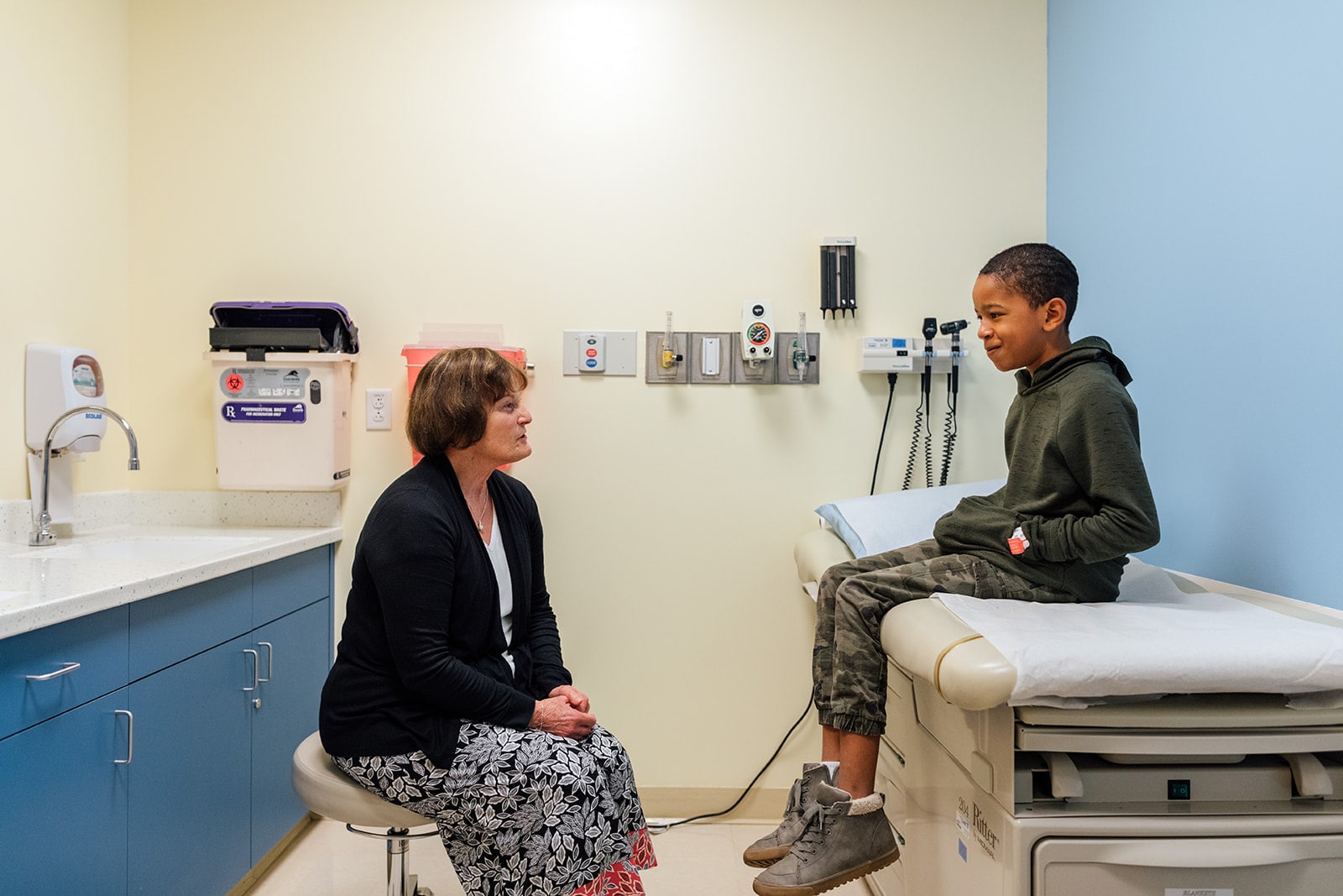 Judith Lea, a nurse practitioner at Stanford Children's Health, has been helping to treat Ben since he was an infant.