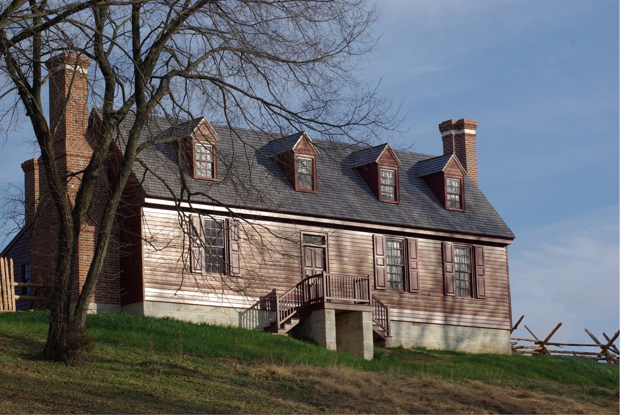 The exterior of the Washington house at Ferry Farm, where George Washington spent most of his childhood. (Photo credit: The George Washington Foundation)