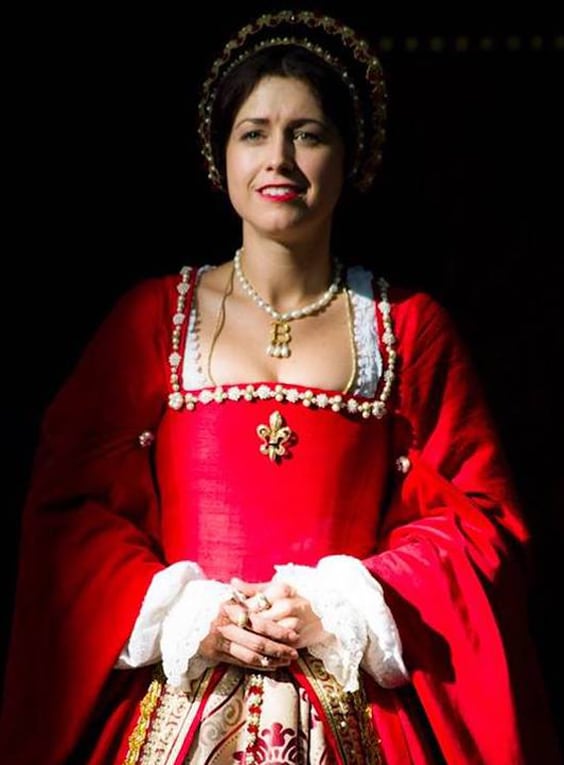 Heather Howard O'Shaughnessy, as Anne Boleyn