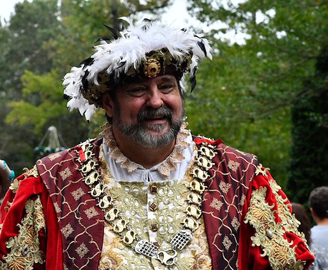 Fred Nelson, as King Henry VIII