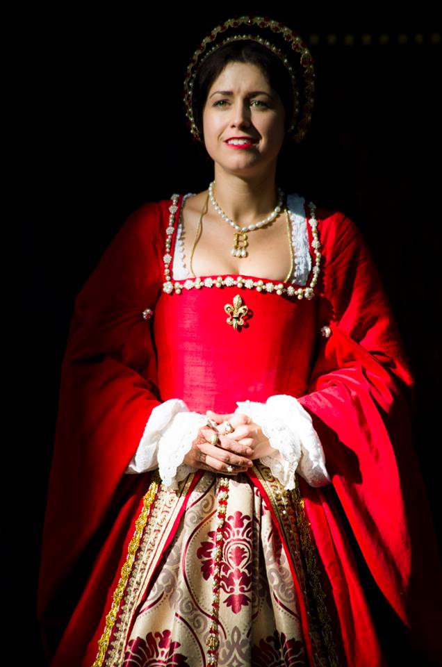 <em>Heather Howard O’Shaughnessy, as Anne Boleyn</em>