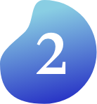 A blue and white icon with the number 2.