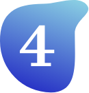 The number 4 on a blue background.