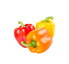 red yellow and orange peppers