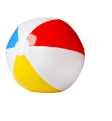 multi-colored beach ball