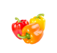 red yellow and orange peppers